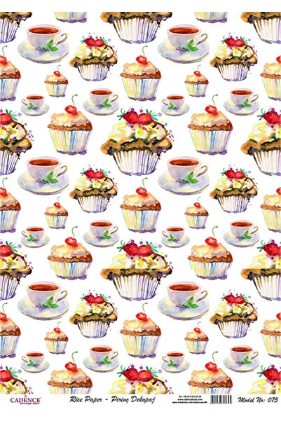 Cadence Rice Decopage Paper 30X30Cm No:Cd75