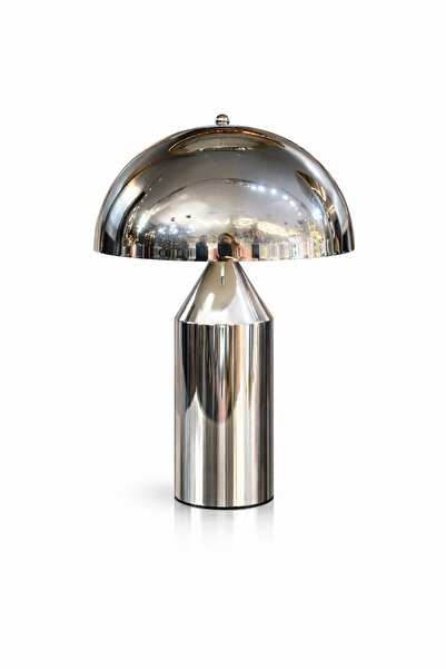 NOYA LİGHTİNG MASA LAMBASI - GECE LAMBASI - KROM ABAJUR - LÜKS ABAJUR MODELLE...