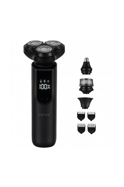 Primo Electric shaver with multiple attachments for shaving, trimming, and cl...