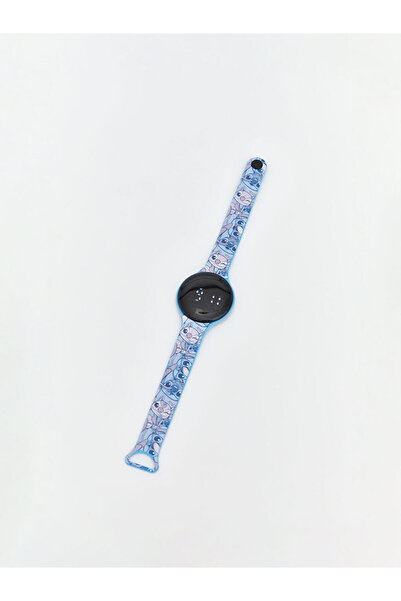 LC Waikiki Rmz Gi̇yi̇m Farkiyla Lilo and Stitch Printed Girls' Digital Wristw...