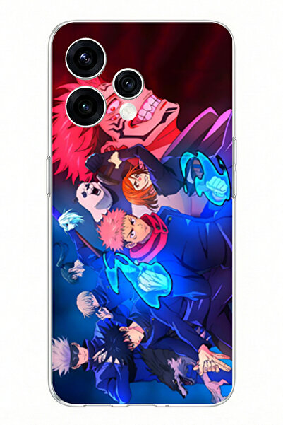 TechTree حافظة سيليكون مطبوعة من Jujutsu Kaisen متوافقة مع OPPO Reno 15 - Ren...