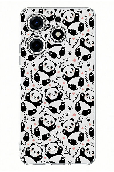 TechTree حافظة سيليكون مطبوعة متوافقة مع هاتف تكنو سبارك 10 برو من مينيك باندا