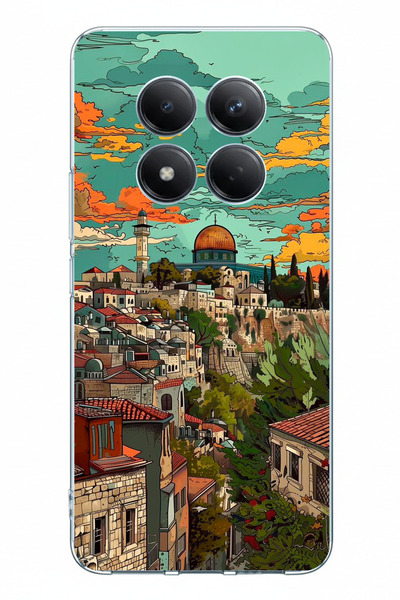 TechTree حافظة سيليكون مطبوعة متوافقة مع Redmi Note 15 PRO PLUS تحمل طباعة فل...