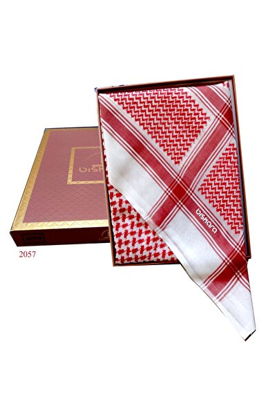 biskara Red shemagh, excellent quality, from Pescara