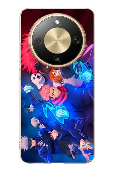 TechTree حافظة سيليكون مطبوعة متوافقة مع هاتف Honor Magic 8 Lite من Jujutsu K...