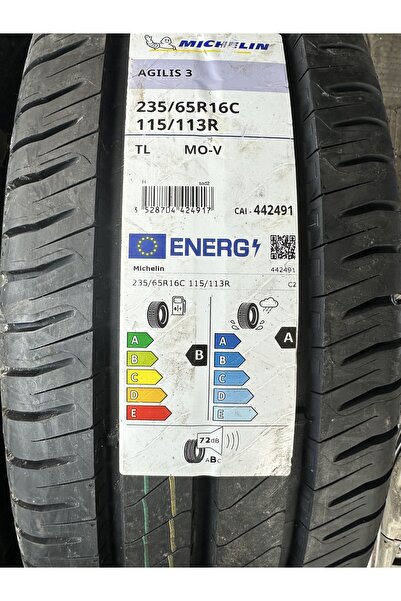Michelin 235/65R16C 115/113 R AGILIS 3 MO-V Hafif Ticari Yaz Lastiği (Üretim ...