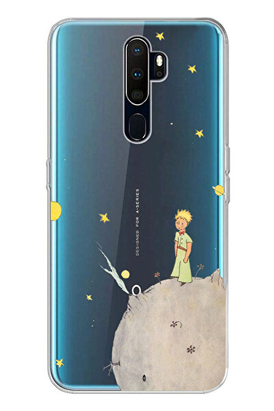 TechTree حافظة سيليكون مطبوعة بتصميم الأمير الصغير متوافقة مع هاتف اوبو A5/A9...