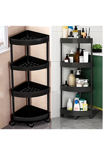 MagExpert Shelf with 4 shelves for corner, corner for living room, bathroom, ...