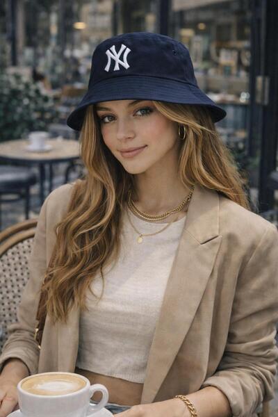 Wearflawless Trend Nakışlı Bucket Kova Şapka, Kova Şapka, Bucket Şapka, Yazlı...