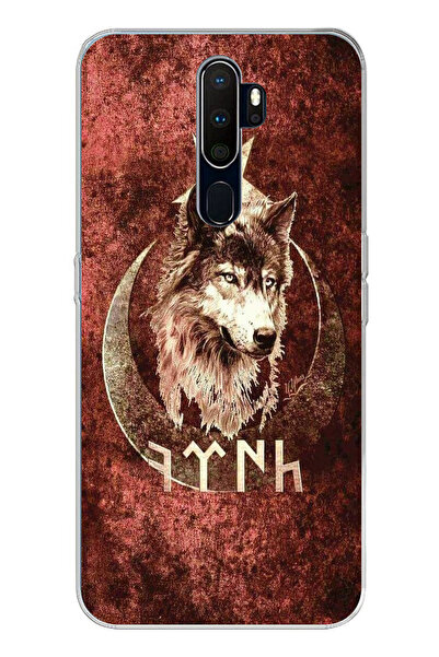 TechTree حافظة سيليكون مطبوعة بنمط Gokturk وBozkurt متوافقة مع هاتف Oppo A5/A...