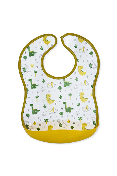 MATMEL مريلة طعام ذكية للأطفال - دينو (قطعتين)