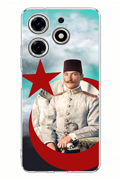TechTree Tecno Spark 10 Pro Compatible Youth Years Ataturk Printed Silicone Case