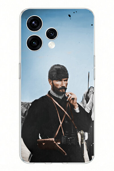 TechTree حافظة سيليكون مطبوعة متوافقة مع OPPO Reno 15 - Reno 15F من أتاتورك ك...