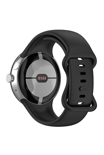Techsuit Google Pixel Watch 3 45mm Strap, Black, W031
