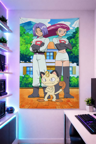 Reyhani Rocket Team Patterned Wall Cloth Brilliant Quality Fabric Room Decor ...