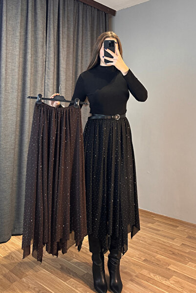 Sorridi Sparkle Detailed Midi Skirt