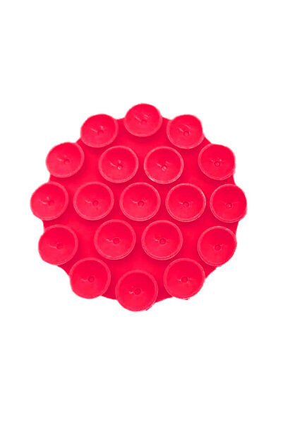 Techsuit SR-CUP Adhesive Suction Phone Holder, Red