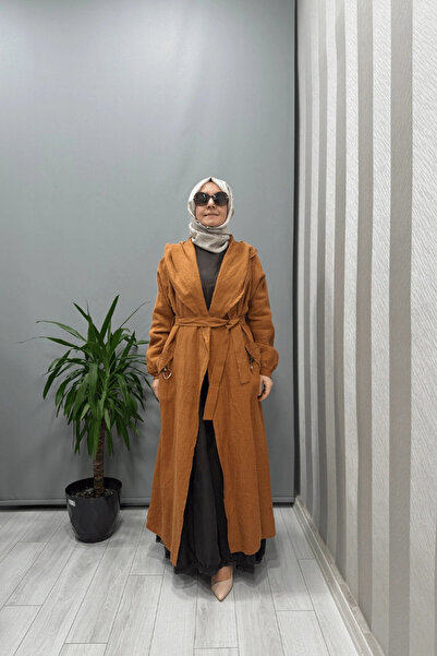 MissWhence Hooded Linen Cap Cinnamon 37401