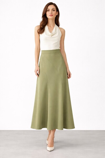 Sentez 5480 Lilium Piece Flared Skirt