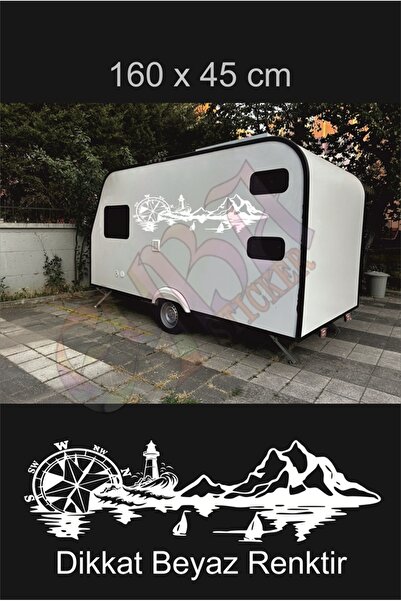 EYBA STİCKER ملصق بوصلة المنارة 160x45 سم 1 قطعة