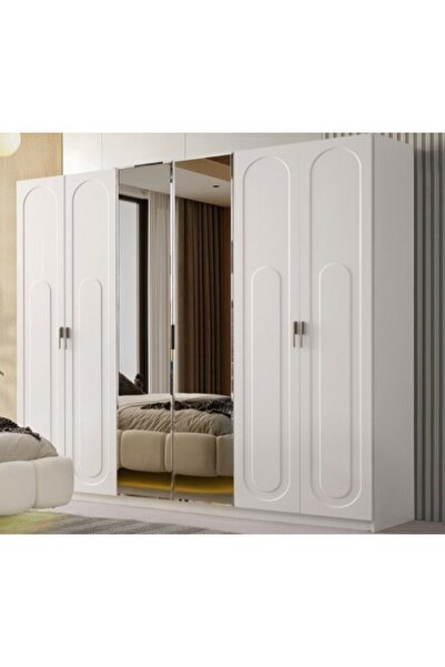 AYDINEV ESİNTİ MDF 6 KAPILI DOLAP