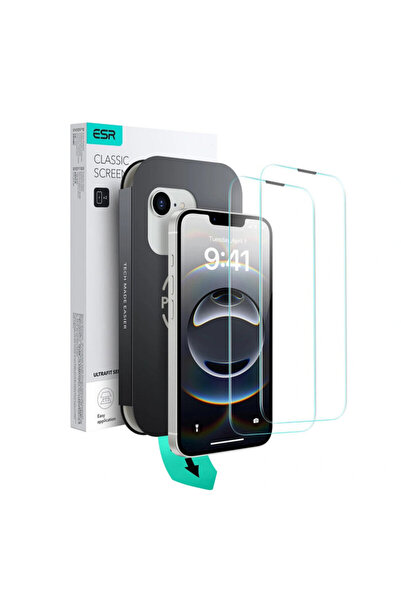 ESR iPhone 16e Tempered Glass UltraFit Tray, transparent