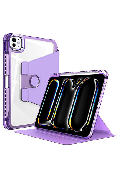 Techsuit iPad Pro 11 (2024) Crystal Vision Case, Purple