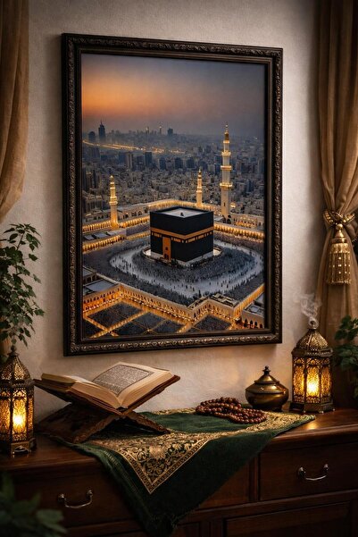 BuzzDesigns Kabe Manzaralı Dekoratif Duvar Tablosu (Çerçeveli)