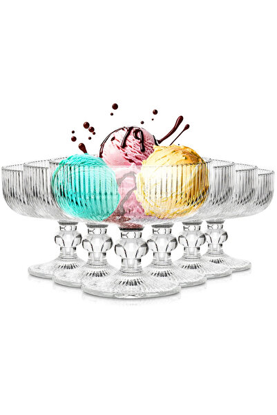 Other Glass ice cream cups 270 ml 6 pcs.