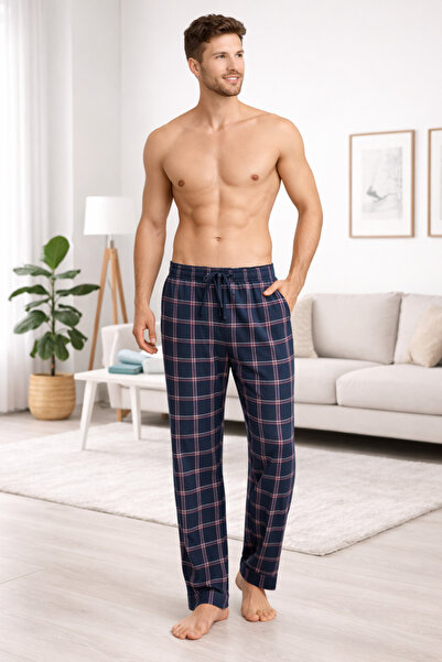 YUYİ Pijama bărbătească JİBER din bumbac modal, cu un singur pantalon 2891