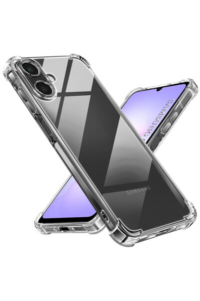 Techsuit Carcasă din silicon transparentă rezistentă la șocuri pentru Samsung...