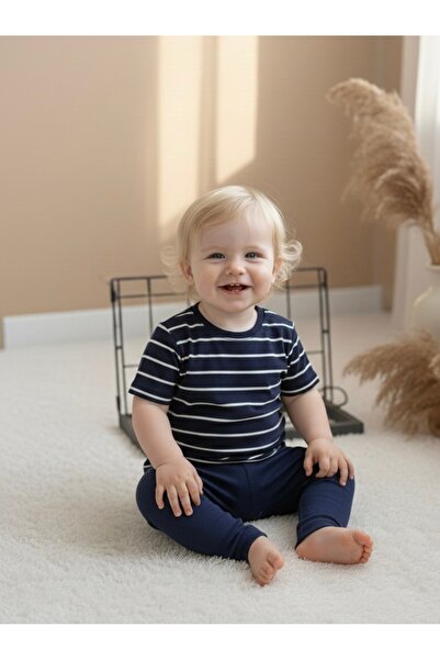 BAHNUR Children's Baby T-Shirt Tights Set Kres Set Daily Clothing