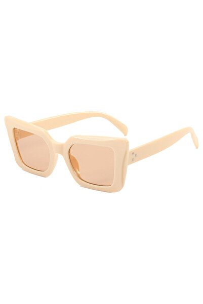 Techsuit Square and Large Sunglasses for Women Techsuit, Beige
