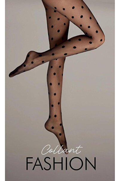 Calzedonia Flok Polka Dot 30 Denier Thin Pantyhose