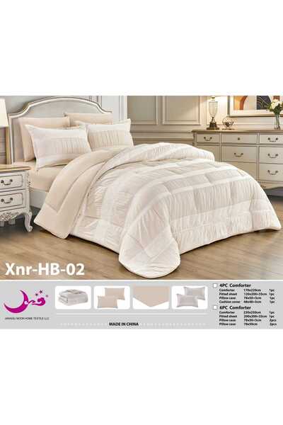 Moon Summer embroidered puffy microfiber bedspread 230*250 - 6-piece Duvet se...