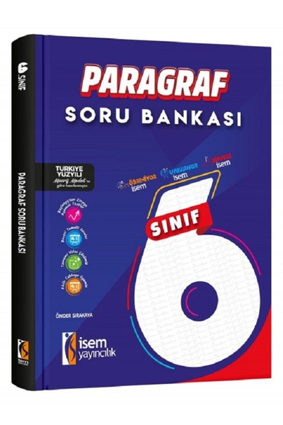 Efsane Yayınları 6.Sınıf İsem Yayınları Paragraf Soru Bankası / Maarif Modeli...