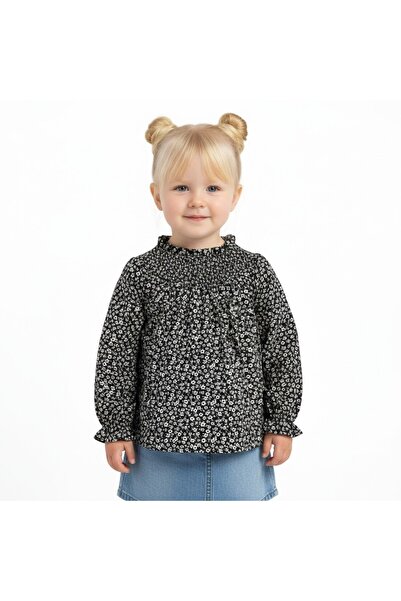 SeaBubbles Floral Girl's Blouse