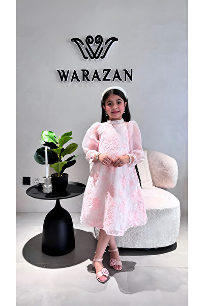 Warazan Girls' floral dress for special occasions