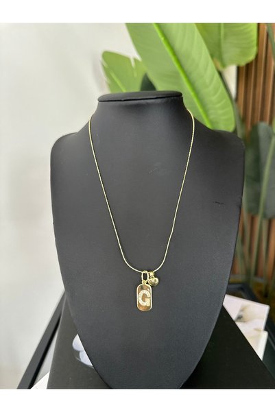 Rüya G Letter Charm Necklace