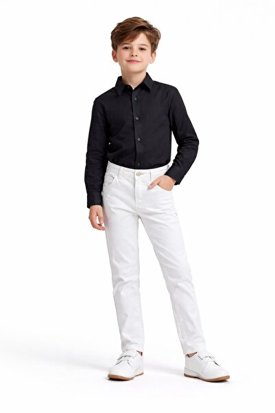 Nacar Erkek Çocuk Uzun Kol Gömlek ve Pantolon 23 Nisan 29 Ekim Gösteri Kıyafeti