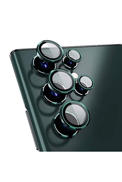 Veloa واقي عدسة الكاميرا S24 Ultra S23 Ultra باللون الأخضر