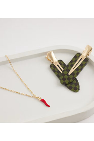 Ervalina قلادة الحظ على شكل فلفل