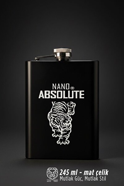 Transformacion 240 ml Matte Black Stainless Steel Flask 722910