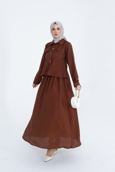 luazul Lilyum Skirt Suit