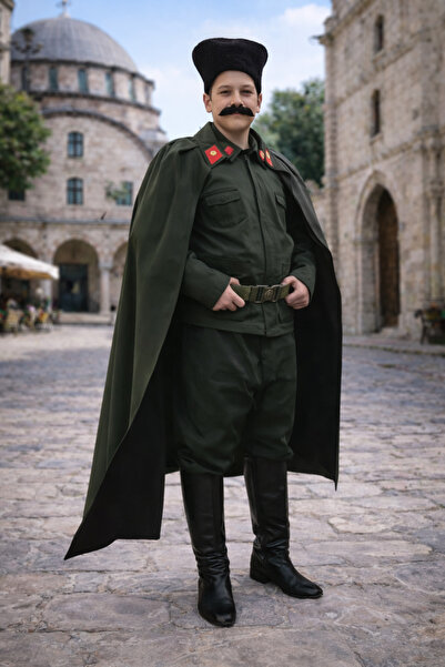 ENDESTORE ERKEK ÇOCUK 18 MART ÇANAKKALE GEÇİLMEZ DENİZ YÜZBAŞI HAKKI BEY KOSTUMÜ