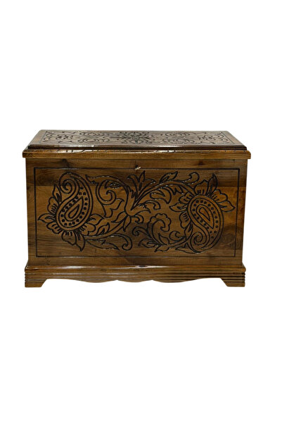 İNAĞGİYİM Maraş Oyma Ceviz Dekor ve Çeyiz Sandığı