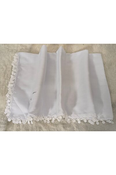 hoaryage El Emeği Plastik Pullu Yazma ,tülbent Yemeni, Fular ,4 Kenar Oyalı