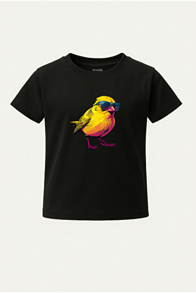 nirvoda Children's T-Shirt Cool Canary Printed Kids Tshirt