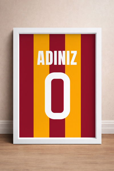 HOMEPACK Kişiye Özel Taraftar Tablosu, Çerçeveli Takım Tablosu, Taraftar Post...