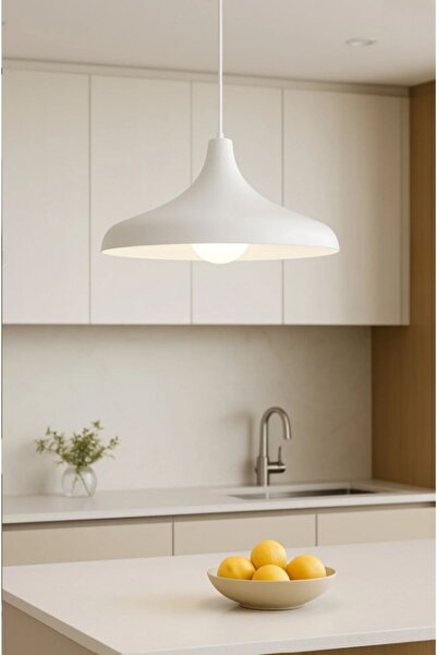 Ares Home Aura Tekli Beyaz Sarkıt Avize Retro Rustik Model Modern Endüstriyel...